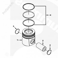 Поршень без колец, STD C8.3 (4089346)