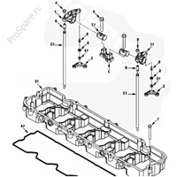 Коромысло клапанов в сборе, на цилиндр ISLe (3972540)