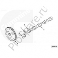 Вал распределительный 4EQB (3929885)
