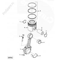 Поршень без колец, STD 6СТ (3925878)