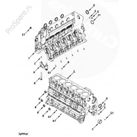 Блок цилиндров V=5.9 6BT (3928797)